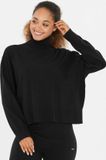Athlecia Rollkragenpullover Dava Zwart Dames Maat 42