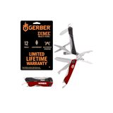 Gerber Gear Dime 12-in-1 Mini EDC Multitool - Red