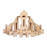 Melissa & Doug 60-delige houten bouwblokken