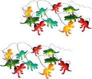 Svenska Living Dinosaurus Lichtsnoer - 200 cm - Op Batterij - Warm Wit - 10 LED Lampjes