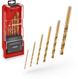 Einhell 6-delige HSS-G titanium metaalboor set