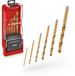 Einhell 6-delige HSS-G titanium metaalboor set
