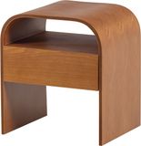 WOOOD Momo Nachtkastje - Hout - Bruin - 45x40x34