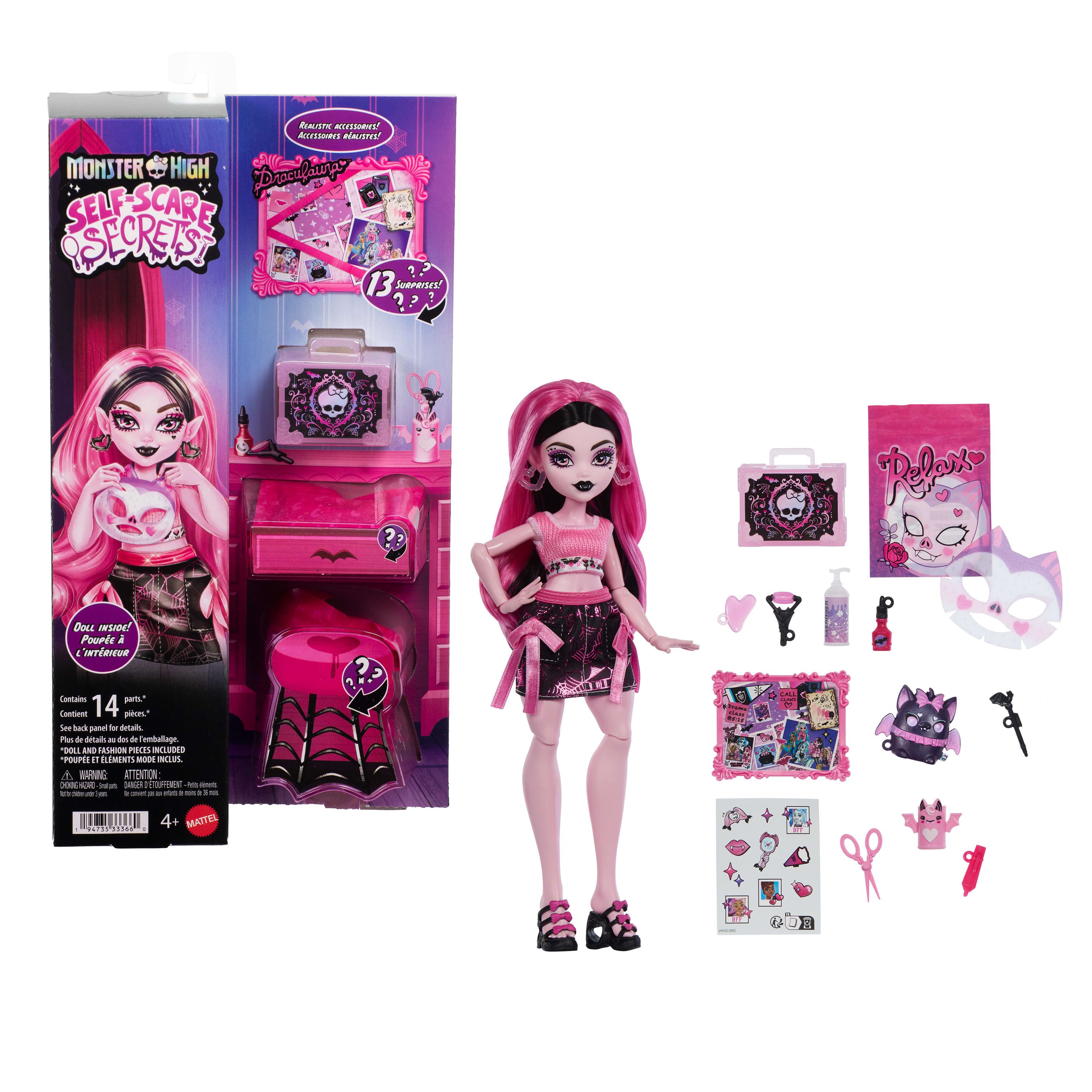 Monster High Zelfzorg Met Een Griezelig Tintje Draculaura Modepop