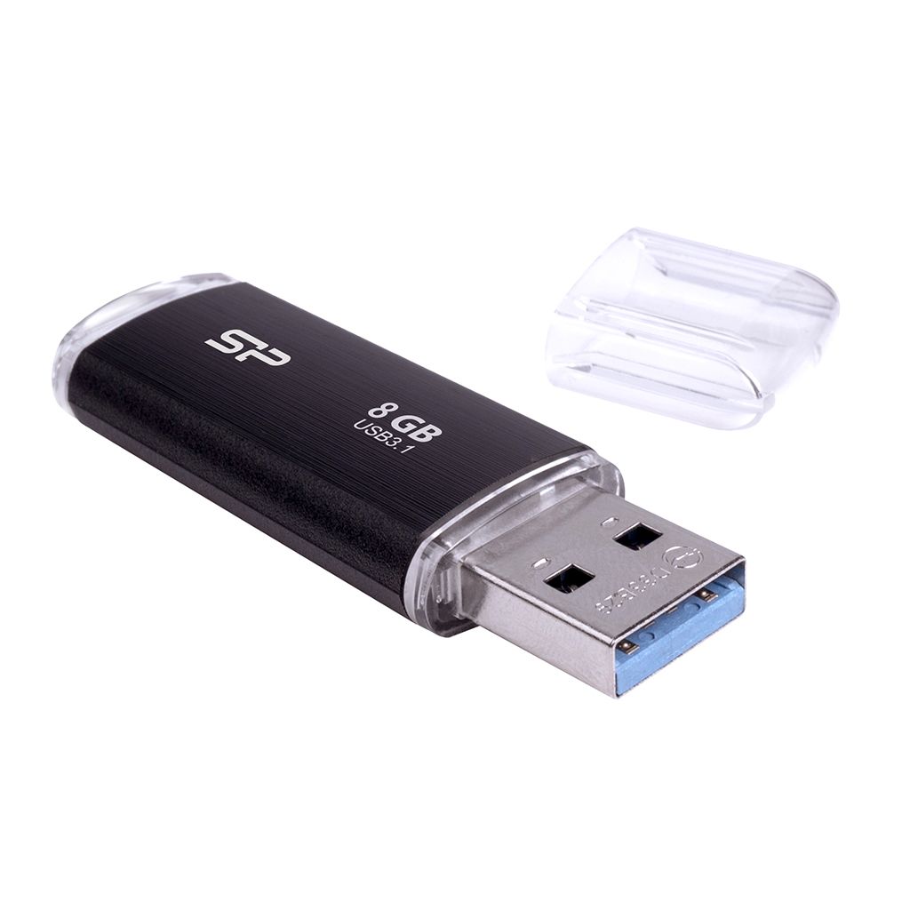 Silicon Power Blaze B02 USB-stick - 8GB - Zwart