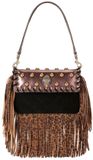 Kurt Geiger London Oxford Fringe Shoulder Bag Bruin