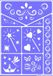Trademark Feeën en prinsessen sjabloon - Schmink - Paars