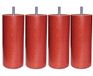 MarGOT Chameleon bedpoten, hout, kleur kersenboom, 4 stuks