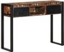 vidaXL Wandtafel 100x35x75 cm massief gerecycled hout meerkleurig
