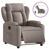 VidaXL Accent Chair Fabric Taupe
