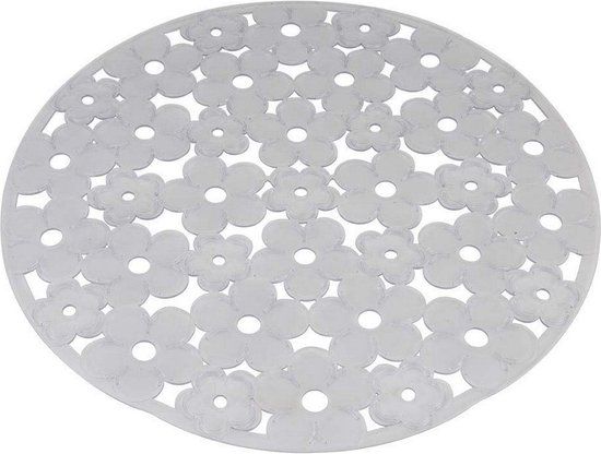 Metaltex Cirkelvormig Afdruiprek voor Keukengootsteen - Ø30 cm - PVC - Transparant