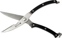 FMprofessional Gevogelteschaar, roestvrij staal, zwart/zilver