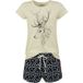 Harry Potter Pyjama - Patronus - S tot 3XL - voor Vrouwen - meerkleurig