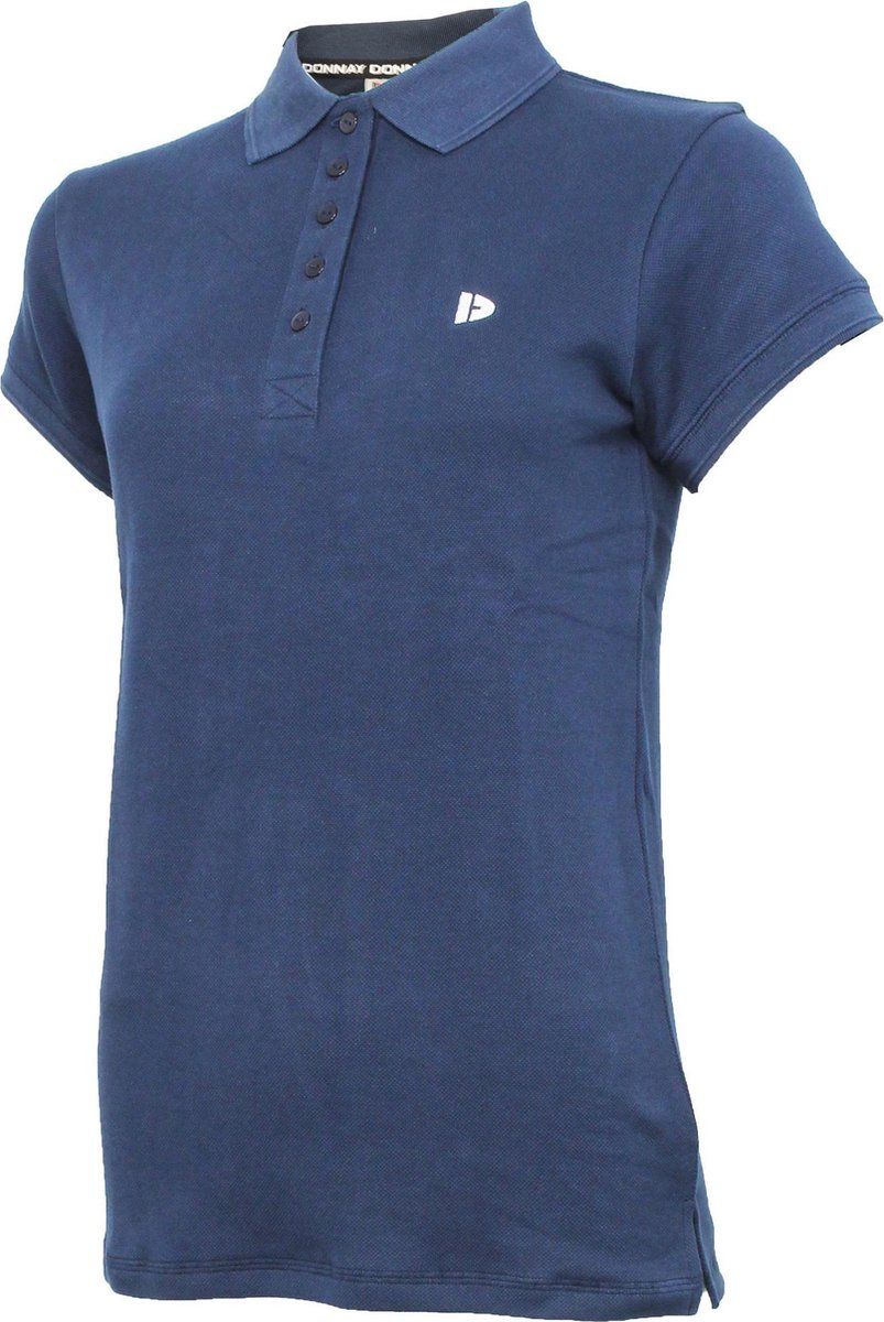 Donnay Polo Pique - Poloshirt - Dames - Maat M - Navy - 8717528137508