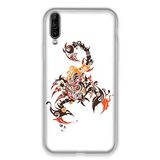 Beschermhoes Wiko Beschermhoes voor Wiko View 4, motief schorpioen, wit