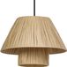 Osram Decor lampe suspendue décorative avec abat-jour en bambou, 280 mm, douille E27, IP20, marron