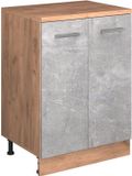 Vicco Uitbreidingskast Rion, Beton/Goudkleurig Eiken, 60 x 46 cm