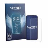 Savvies - Screenprotector voor Honor 600 - Folie Beschermfolie transparant 6 Stuks