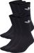 adidas Trefoil Crew Cushioned Sokken Unisexe - Taille 43-45 - Noir - Lot de 6