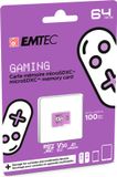 Emtec microSD 64GB 100/95 Gaming vt ETC | mSD UHS-I U3 V30 A1