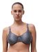 Chantelle Hedona Beugel BH - Blauw - Stevige kanten bh met goede ondersteuning - 80C - Grijs