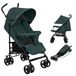 Lionelo Elia - Buggy - Lichte 7kg en Duurzame Kinderwagen - Paraplu Buggy - 5-Punts Gordel - Rijke set - Grote Mand - Muskietennet - Geschikt voor Kinderen tot 15 kg - Verstelbare rugleuning tot Ligpositie en voetensteun - van 6 maanden tot 5 jaar