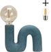 Luxus Europe Tafellamp Berlin Blauw
