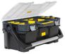 STANLEY Gereedschapskoffer 24'' - Zwart, Transparant