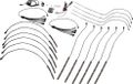 Jeep Wrangler Kit d'éclairage LED RVB avec 16 lampes, éclairage néon souterrain pour utilisation hors route