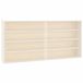 vidaXL Houten vitrinekast met deuren 80x8,5x37cm
