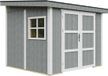 Timbela M938B-CAVERN STEEL - Abri de jardin - 5,9 m² - 248x294xH231 cm - Bois - Gris foncé