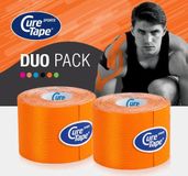 CureTape® Sports voordeelset Oranje - Kinesiotape - 25% extra kleefkracht - 5 cm x 5 m