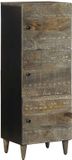 vidaXL Hoge kast, 40x33x110 cm, massief mangohout
