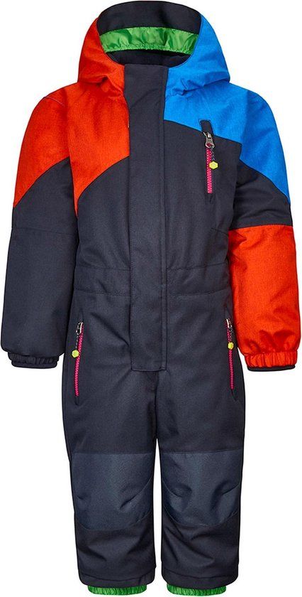 Killtec Kesley Skipak - Unisex - Zwart/Rood/Blauw - Maat 86/92 - Waterdicht