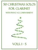 50 Libri GmbH 50 Christmas Solos for Clarinet with Piano Accompaniment