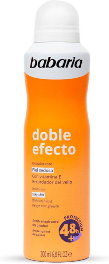 Babaria Desodorante Spray Doble Efecto - 200ml - Unisex