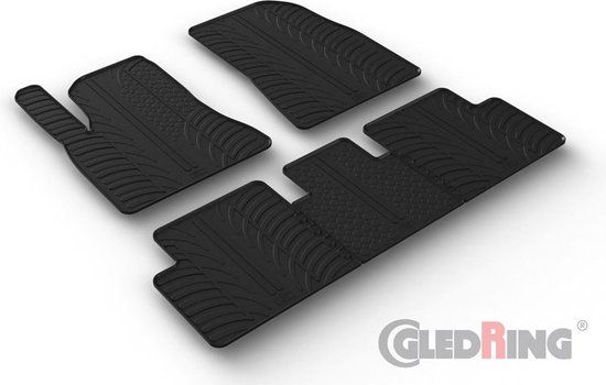 GledRingTESLA Rubbermatten Tesla Model 3 (12/2020-) - T-Design 5-delig + clips