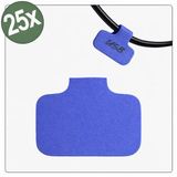 Quadrios 26CA784 Kabeletiket 40 x 20 mm Blauw 25 stuks