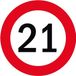 Bellatio Decorations Bierviltjes 21 jaar - onderzetters