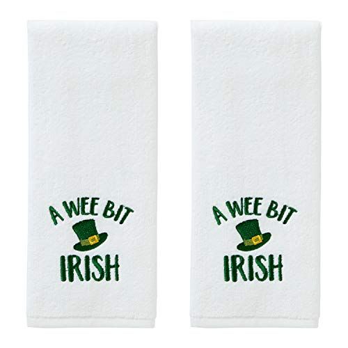 SKL HOME by Saturday Knight Ltd. A Wee Bit Irish Bath Mat - 13 x 5.5 inch - White
