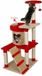 Topmast Micko - Krabpaal - Beige/Rood - 60 x 50 x 128 cm