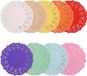 OEM Allecto Plus - Taartpunten set van 180 stuks 88 mm gemengde kleuren kant papier doilies voor bruiloft feest decoratie serviesgerei supply.