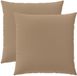 vidaXL Coussin 2 pcs Heerlen Taupe 70 x 70 cm Polyester