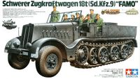 Tamiya Modelbouwpakket Militaire voertuigen - 35239 German SdKfz.9 Famo 18to Halftrack w/8 Figures Plastic - 1:35 - Modelbouw