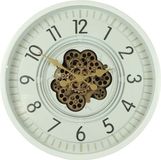 Countryfield Wandklok Celestial Metaal Ø66CM Wit