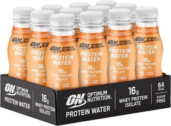 Optimum Nutrition Protein Water Tropical Fruits - 12x 350ml