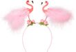 Boland - Diadeem Flamingo's - Één maat - Volwassenen - Unisex - Dieren - Hawaii - Tropisch - Zomer