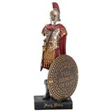 Dicksons Armor of God Roman Soldier 9 x 5 Inch Rood Resinstone Tafelblad Beeldje