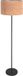 Mexlite Vloerlamp Noor 4440ZW - Zwart