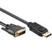 Allteq ALTQ-DP-DVI-HQ-B-5 video kabel adapter 5 m DisplayPort Zwart